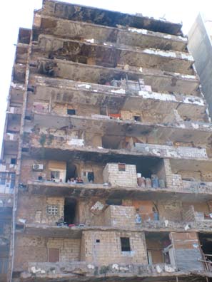 Sabra Shatila towerblock 1